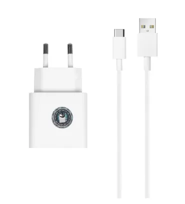 تصویر شارژر دیواری سرکارتنی فست تک پورت شیائومی مدل MDY-09-EW 10W به همراه کابل Type-C