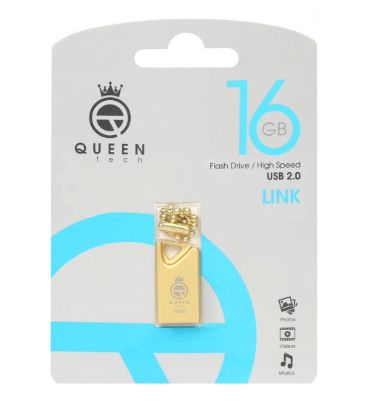 فلش مموری کوئین مدل LINK USB 2.0 ظرفیت 16 گیگابایت