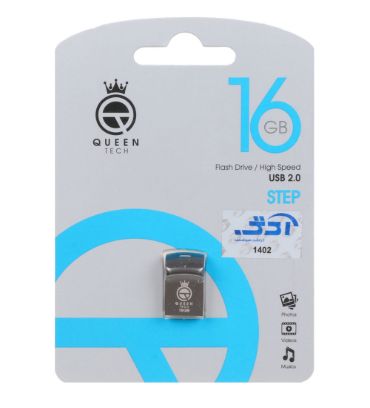 فلش مموری کوئین مدل Step USB2.0 ظرفیت 16 گیگابایت