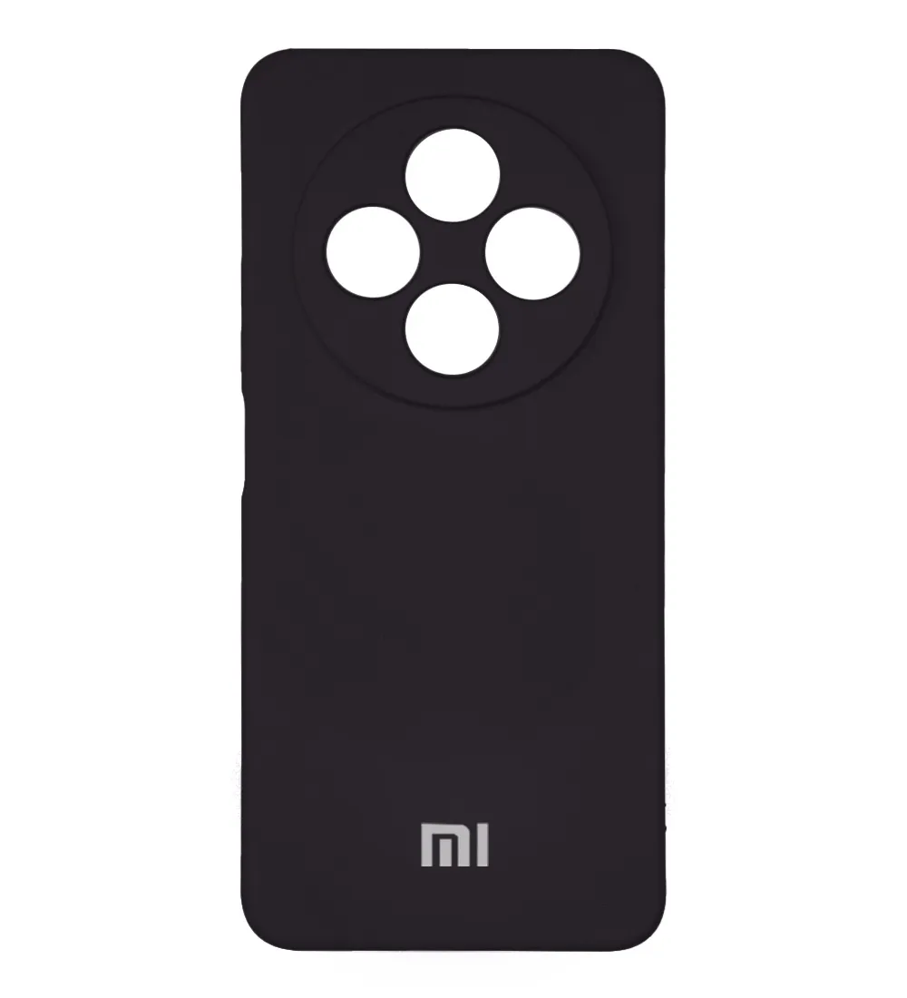 تصویر  کاور گوشی شیائومی Redmi 14C مدل سیلیکونی محافظ لنزدار