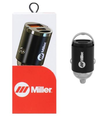 شارژر فندکی 30W فست و PD دو پورت میلر مدل M-CH105