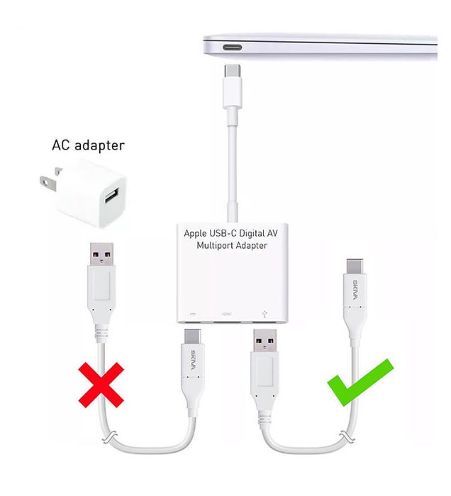 تصویر  مبدل USB-C اپل مدل Digital AV Multiport Adapter