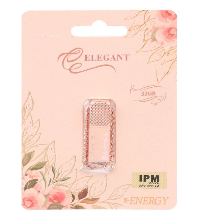 تصویر  فلش مموری ایکس انرژی مدل ELEGANT USB2.0 ظرفیت 32 گیگابایت