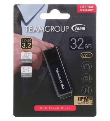 تصویر  فلش مموری تیم گروپ مدل C211 USB3.2 ظرفیت 32 گیگابایت