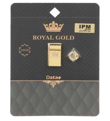 فلش مموری دیتاپلاس مدل Royal Gold USB2.0 ظرفیت 64 گیگابایت