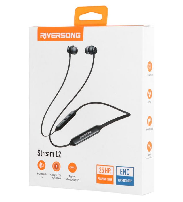 تصویر  هندزفری بلوتوثی گردنی ریورسانگ مدل Stream L2 EA509