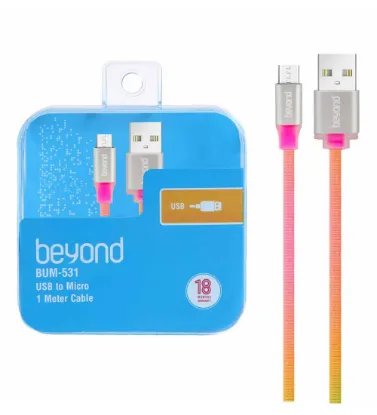تصویر  کابل شارژ میکرو یو اس بی بیاند مدل Bum-531