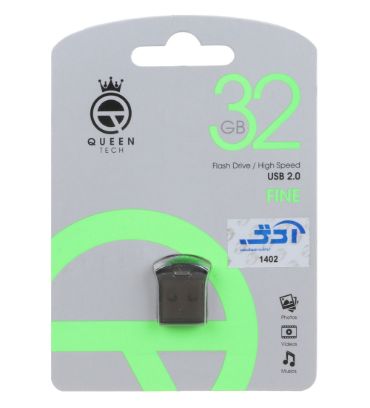 فلش مموری کوئین مدل Fine USB2.0 ظرفیت 32 گیگابایت