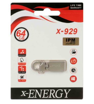 فلش مموری ایکس انرژی مدل X-929 USB2.0 ظرفیت 64 گیگابایت