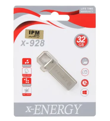تصویر فلش مموری ایکس انرژی مدل X-928 USB 2.0 ظرفیت 32 گیگابایت