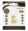 تصویر  فلش مموری ایکس انرژی مدل Gold USB 2.0 ظرفیت 32 گیگابایت