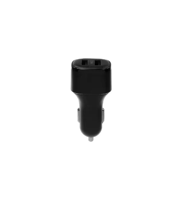 تصویر  شارژر فندکی فست دو پورت گرین لاین مدل GNCC24TYCBK 12W به همراه کابل شارژ Type-C