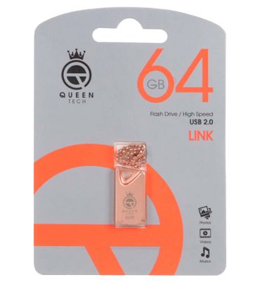فلش مموری کوئین مدل LINK USB 2.0 ظرفیت 64 گیگابایت