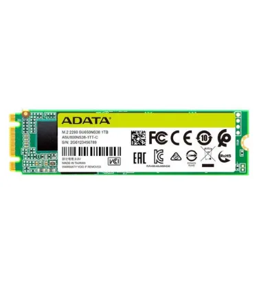 تصویر  هارد SSD اینترنال ای دیتا مدل SATA M2 2280 SU650 ظرفیت 1 ترابایت