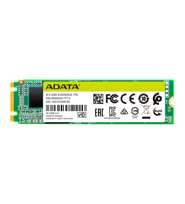 تصویر  هارد SSD اینترنال ای دیتا مدل SATA M2 2280 SU650 ظرفیت 512 گیگابایت