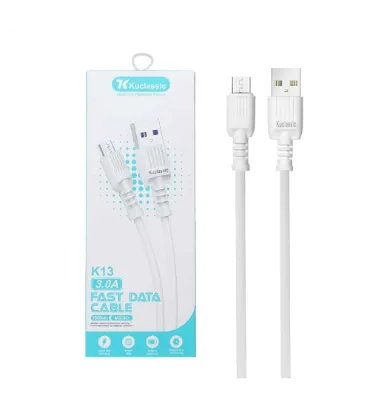تصویر  کابل شارژ فست اندروید کو کلاسیک مدل K13