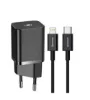 تصویر  شارژر دیواری باسئوس 20 وات مدل (Super Si Quick Charger 1C EU Sets(TZCCSUP-B