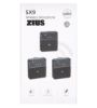 تصویر  میکروفون یقه ای بی سیم Lightning / Type-C / AUX زئوس مدل SX9