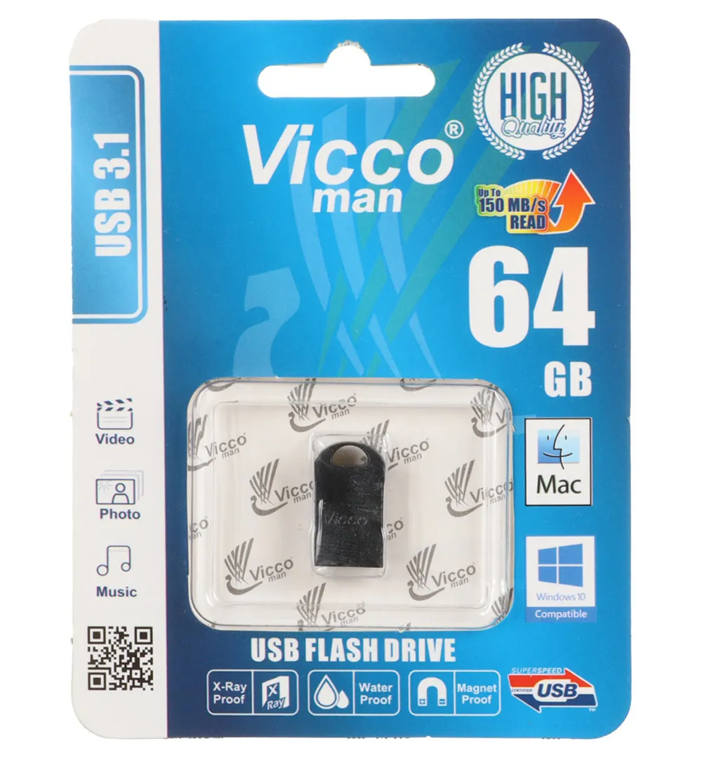 تصویر  فلش مموری ویکومن مدل VC300 K USB 3.1 ظرفیت 64 گیگابایت