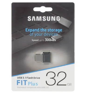 تصویر  فلش مموری سامسونگ مدل Fit Plus USB 3.1 ظرفیت 32 گیگابایت