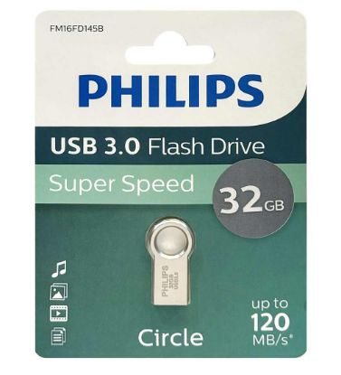 تصویر  فلش مموری فیلیپس مدل CirCle FM32FD145B USB 3.0 ظرفیت 32 گیگابایت