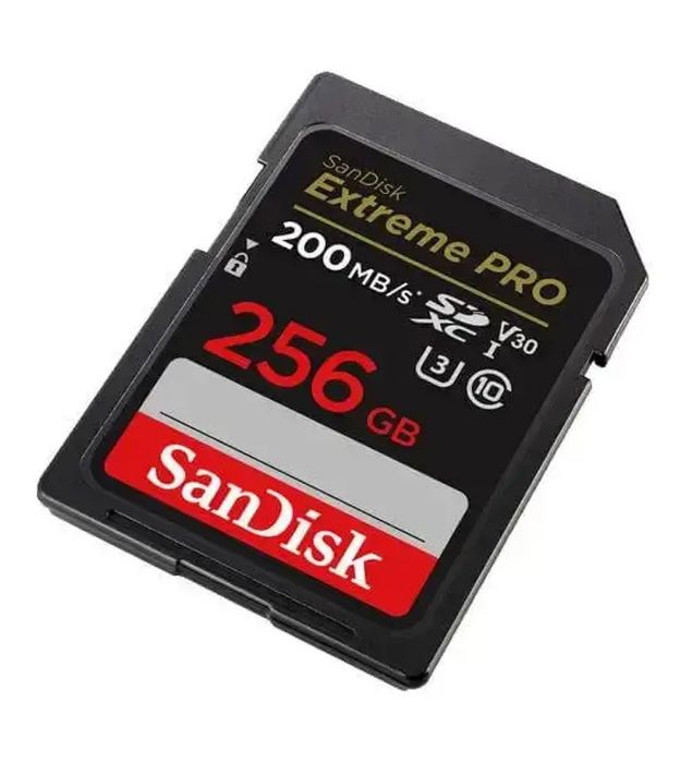 تصویر  کارت حافظه SDXC سن دیسک مدل Extreme Pro UHS-I SDXXU سرعت 200 مگابایت بر ثانیه ظرفیت 256 گیگابایت