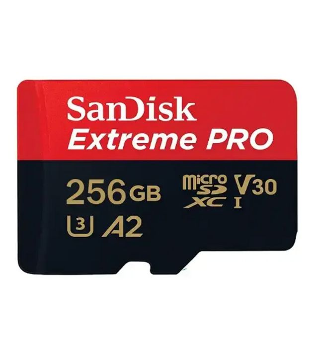 تصویر  کارت حافظه MicroSDXC سن دیسک مدل Extreme Pro gn6ma سرعت 200 مگابایت بر ثانیه به همراه آداپتور ظرفیت 256 گیگابایت