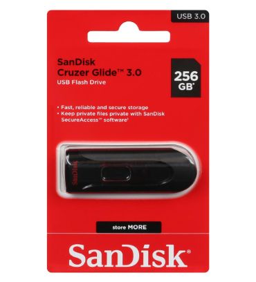 فلش مموری سن دیسک مدل Cruzer Glide USB 3.0 ظرفیت 256 گیگابایت