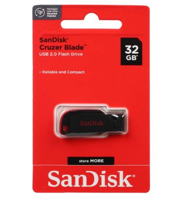 تصویر  فلش مموری سن دیسک مدل Blade USB 2.0 ظرفیت 32 گیگابایت