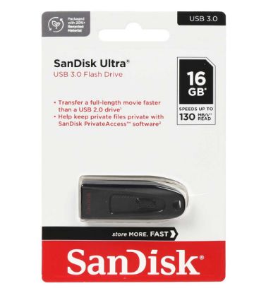 تصویر  فلش مموری سن دیسک مدل Ultra USB 3.0 ظرفیت 16 گیگابایت