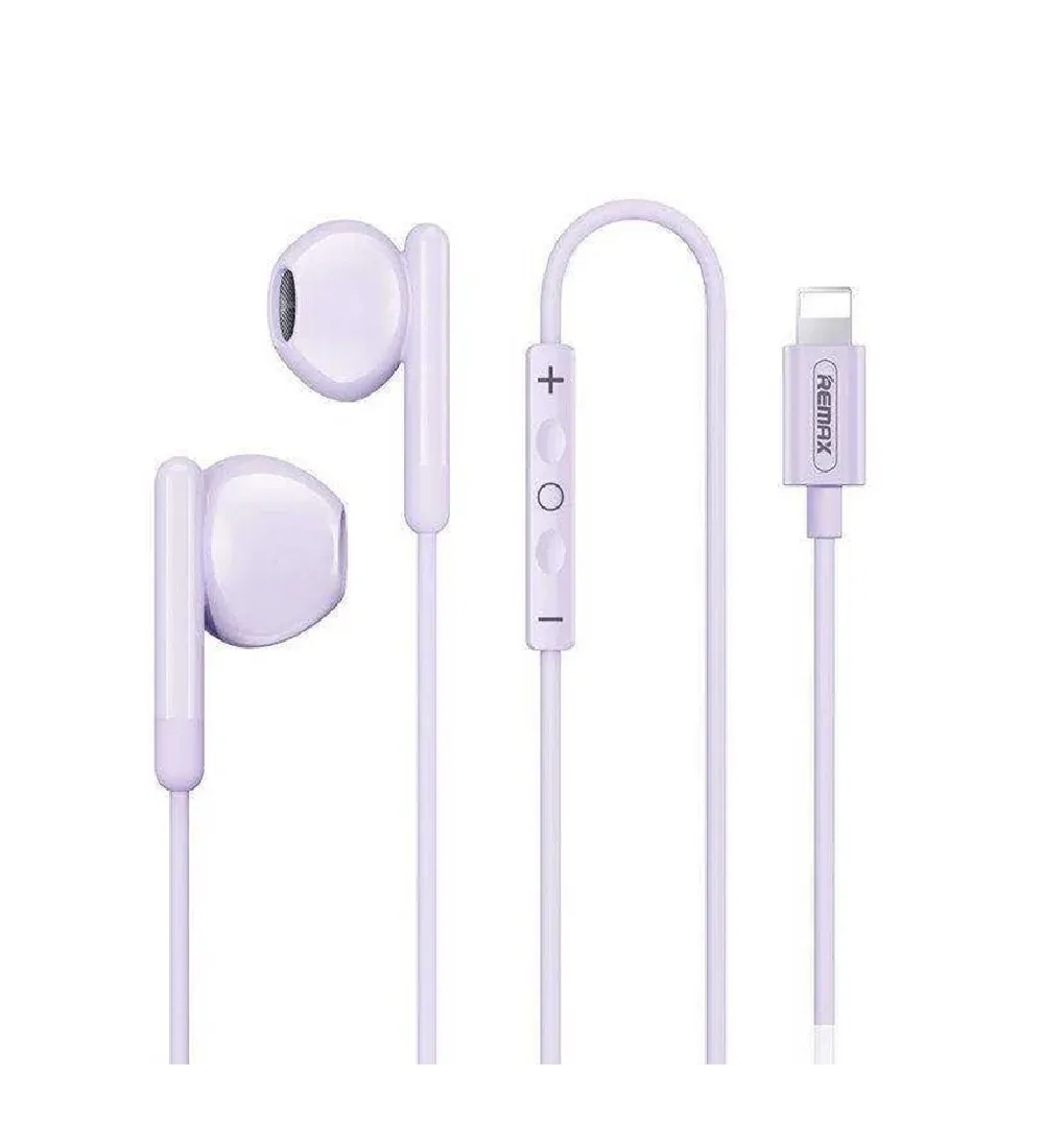 تصویر  هندزفری سیمی لایتنینگ ریمکس مدل RM-522I