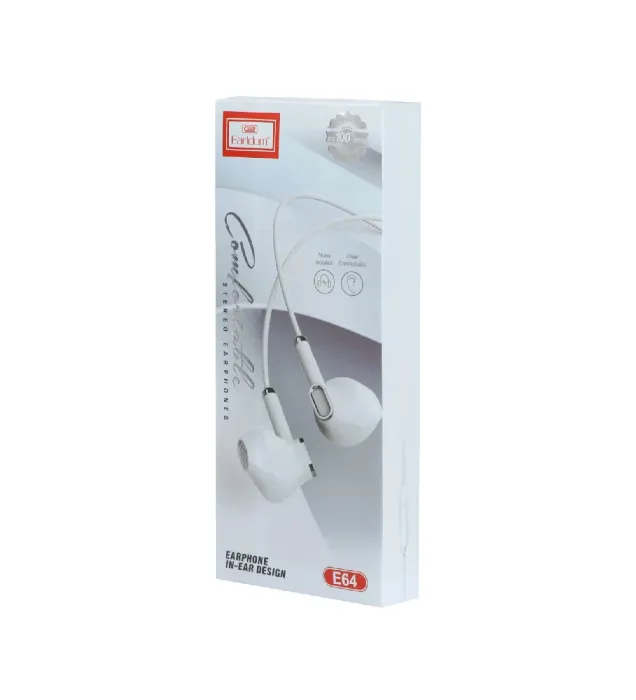 تصویر  هندزفری سیمی ارلدام مدل ET-E64 تصویر  هندزفری سیمی ارلدام مدل ET-E64