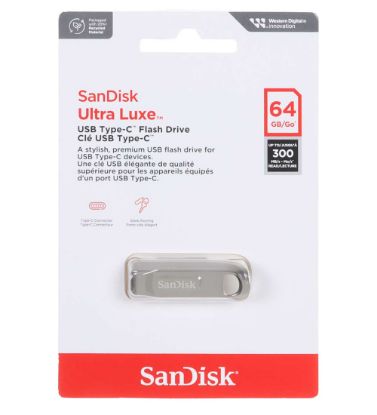 تصویر  فلش مموری سن دیسک مدل Ultra Luxe USB Type-C USB 3.1 ظرفیت 64 گیگابایت