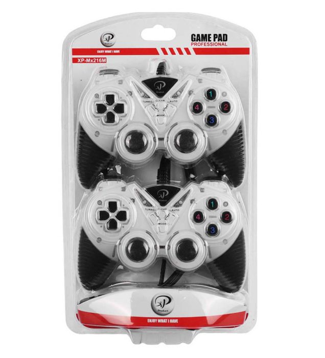 تصویر  دسته بازی با سیم دوبل شوک دار ایکس پی پروداکت مدل XP-Mx216M تصویر  دسته بازی با سیم دوبل شوک دار ایکس پی پروداکت مدل XP-Mx216M