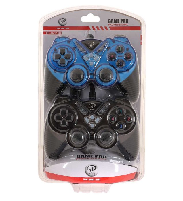 تصویر  دسته بازی با سیم دوبل شوک دار ایکس پی پروداکت مدل XP-Mx216M تصویر  دسته بازی با سیم دوبل شوک دار ایکس پی پروداکت مدل XP-Mx216M