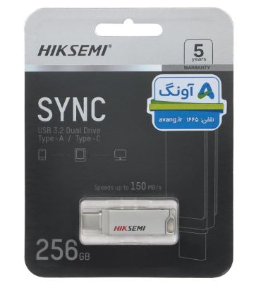 فلش مموری هایک سمی مدل Sync USB 3.2 Type-C ظرفیت 256 گیگابایت
