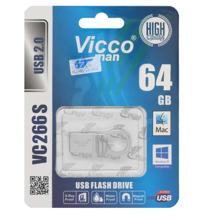 تصویر  فلش مموری ویکومن مدل VC266 S USB 2.0 ظرفیت 64 گیگابایت