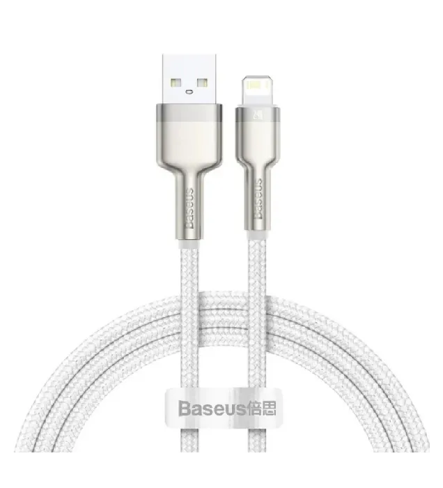 تصویر  کابل تبدیل USB به IP بیسوس مدل Cafule Metal Data Cable USB CALJK طول 25 سانتی متر