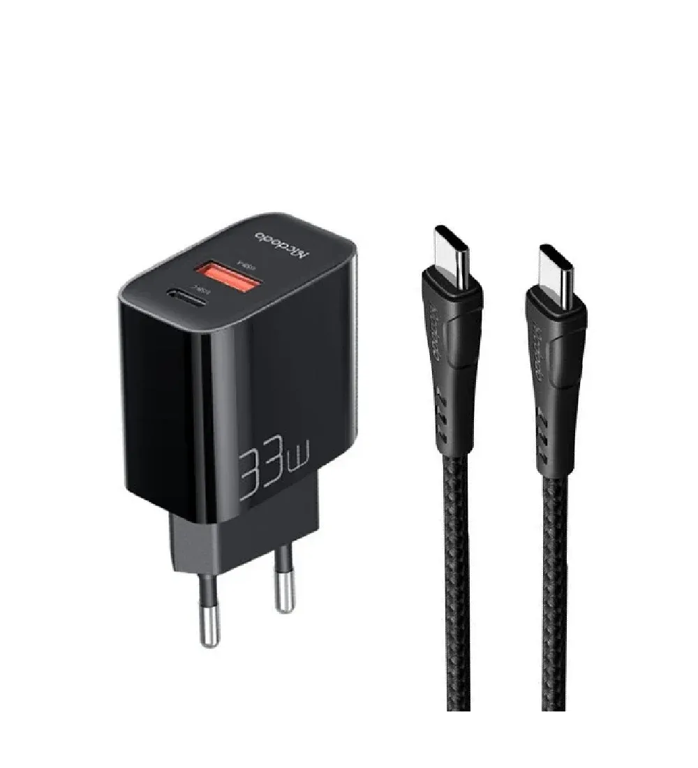 تصویر  شارژر دیواری مک دودو مدل CH-0922 به همراه کابل Type-c بهType-c