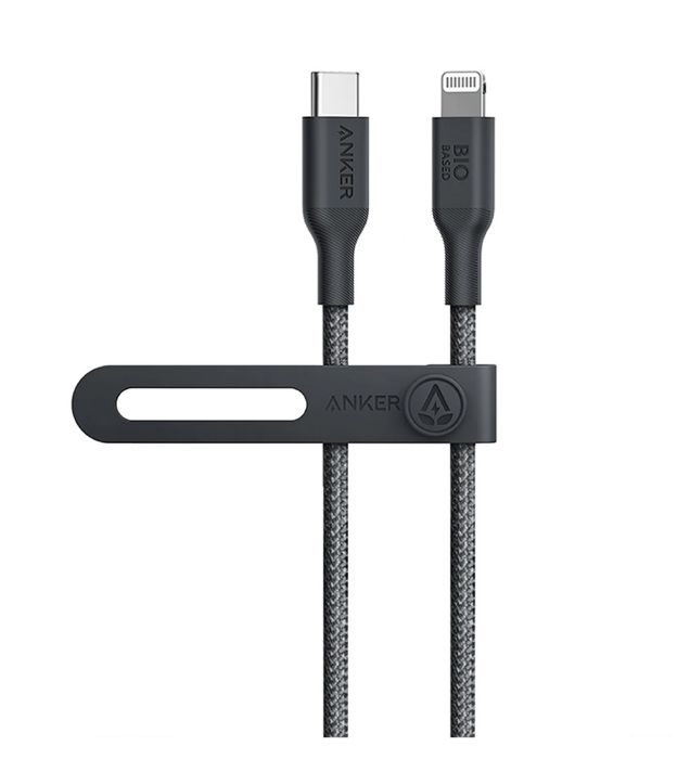 تصویر  کابل شارژ USB-C به Lightning انکر مدل (Bio-Nylon) A80B5 طول 0.9 متر