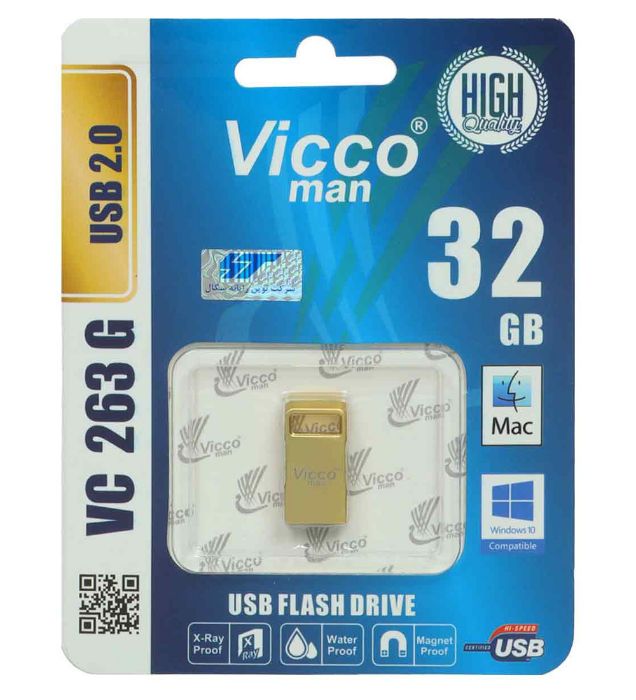 تصویر  فلش مموری ویکومن مدل VC263 G USB 2.0 ظرفیت 32 گیگابایت