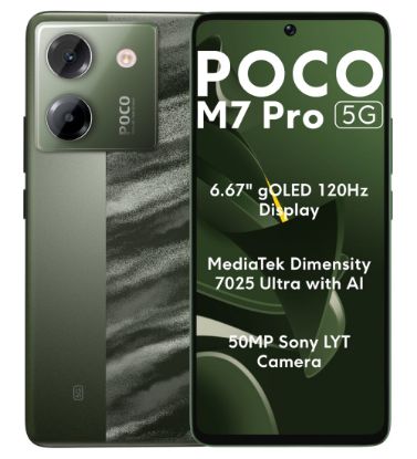 نمایش جزئیات برای گوشی موبایل شیائومی Poco M7 Pro 5G ظرفیت 256 گیگابایت رم 8 گیگابایت تصویر گوشی موبایل شیائومی Poco M7 Pro 5G ظرفیت 256 گیگابایت رم 8 گیگابایت