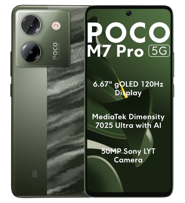 تصویر  گوشی موبایل شیائومی Poco M7 Pro 5G ظرفیت 256 گیگابایت رم 8 گیگابایت