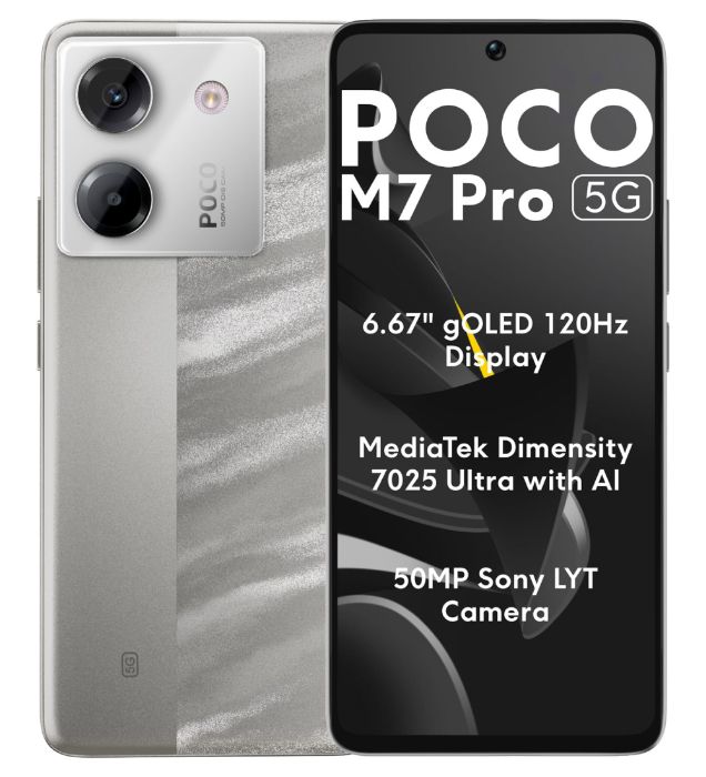 تصویر  گوشی موبایل شیائومی Poco M7 Pro 5G ظرفیت 256 گیگابایت رم 8 گیگابایت