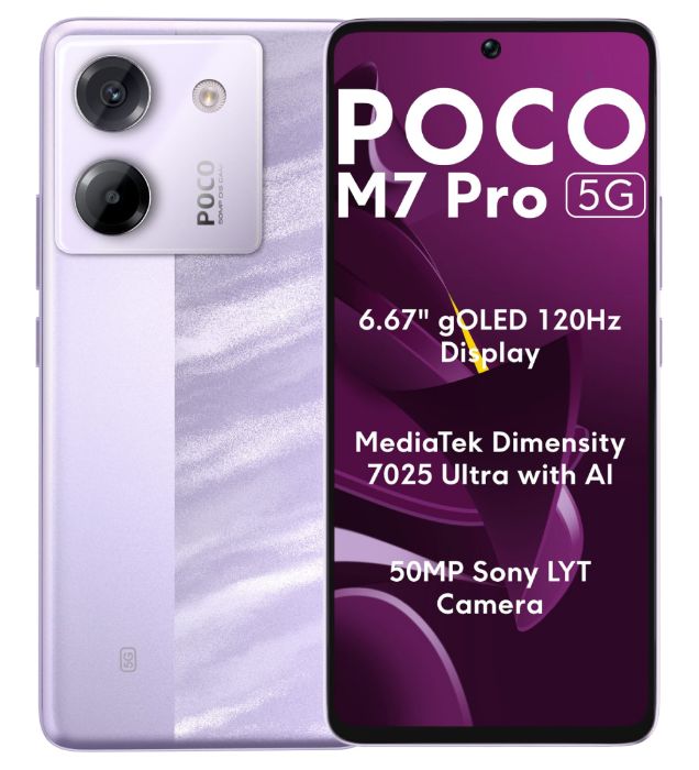 تصویر  گوشی موبایل شیائومی Poco M7 Pro 5G ظرفیت 256 گیگابایت رم 8 گیگابایت