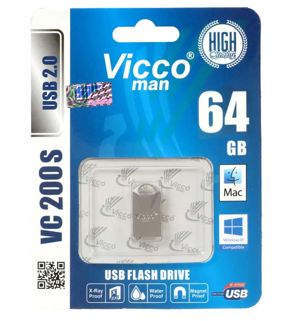 تصویر  فلش مموری ویکومن مدل VC200 s USB 2.0 ظرفیت 64 گیگابایت