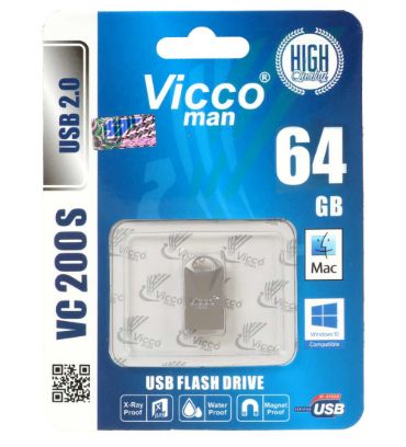 فلش مموری ویکومن مدل VC200 s USB 2.0 ظرفیت 64 گیگابایت