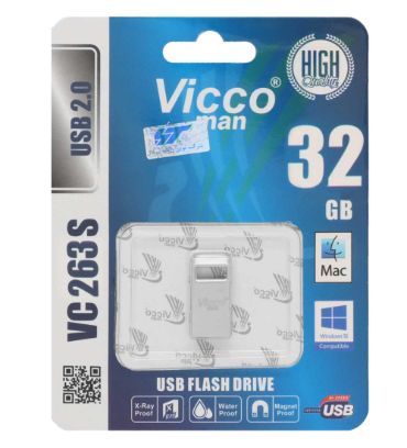 فلش مموری ویکومن مدل VC263 S USB 2.0 ظرفیت 32 گیگابایت