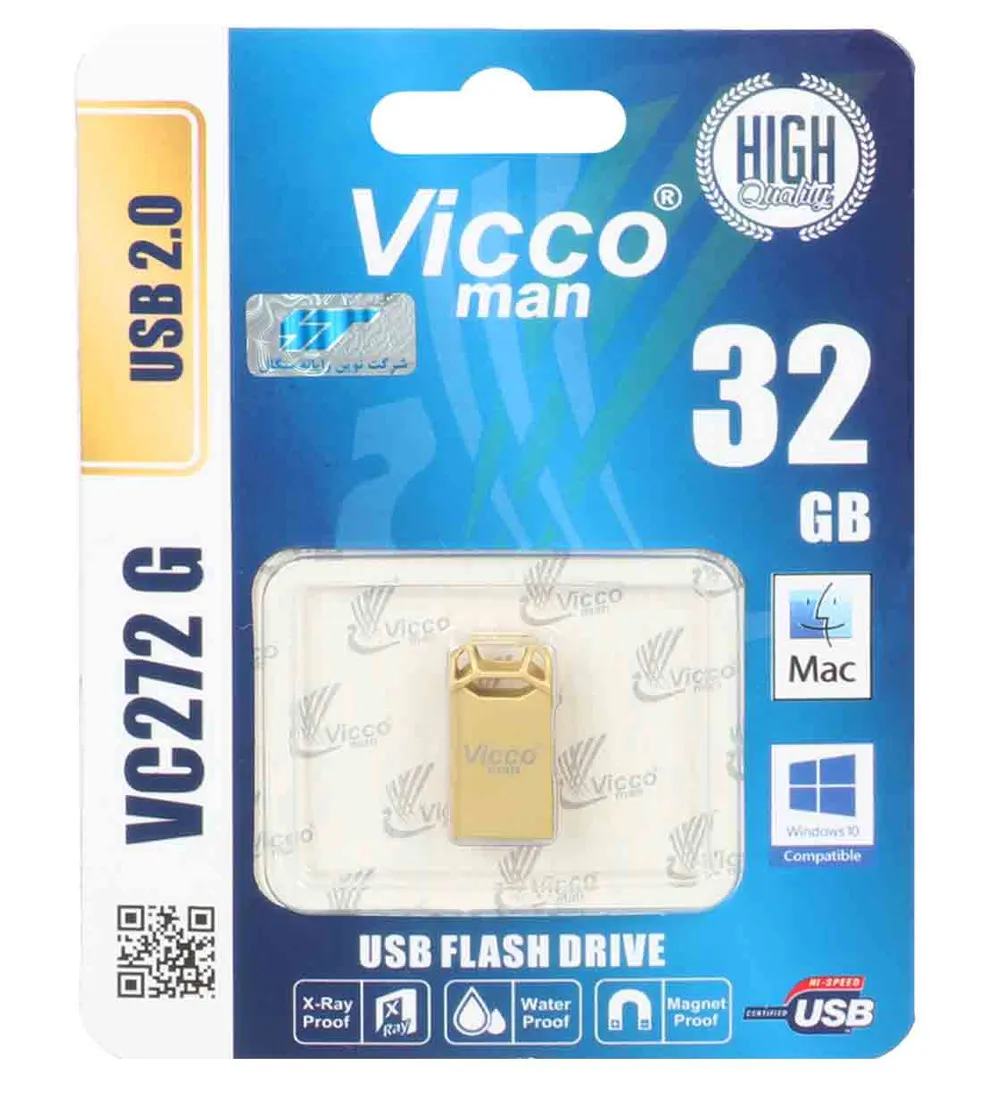 تصویر  فلش مموری ویکومن مدل VC272 G USB 2.0 ظرفیت 32 گیگابایت