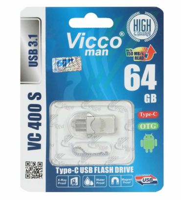 فلش مموری ویکومن مدل VC400 S USB 3.1 Type-c OTG ظرفیت 64 گیگابایت